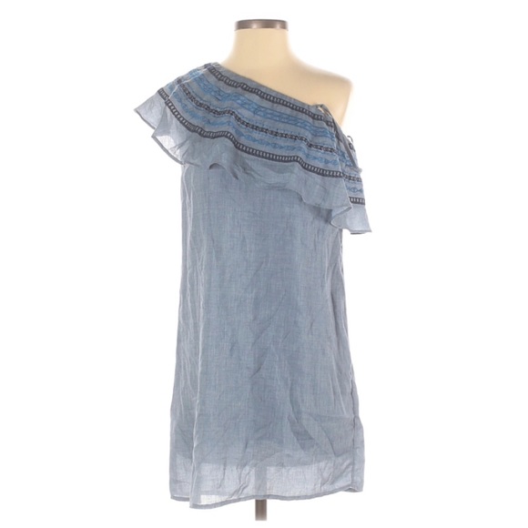 Anthropologie Heartloom Bailey Denim Mini Dress - Picture 8 of 10